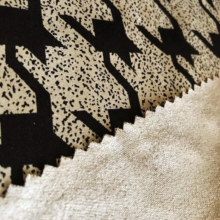 Bronzing Suede Leather Fabric