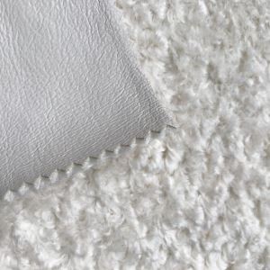 Polyester Pu δέρμα με γούνινο ύφασμα